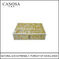 Handgemachte goldene Perlmutt Muschel Badezimmer Amenity Box